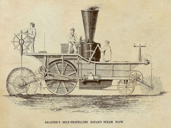 Saladees Self-Propelling Rotary Steam Plow