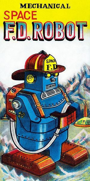 Mechanical Space Fire Department Robot
