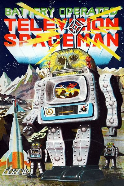 Battery Operated Television Spaceman