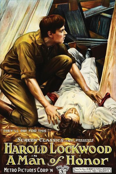 Movie Poster: Harold Lockwood - A Man of Honor