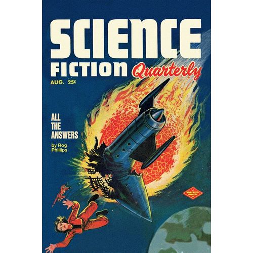 Science Fiction Quarterly: Comet Crashes into Rocket