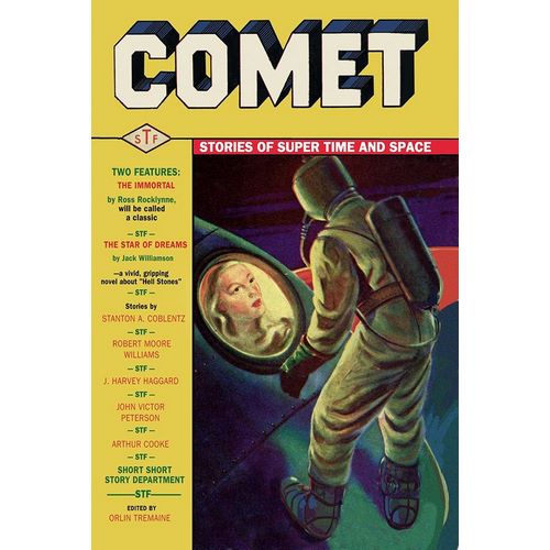 Comet: Beautiful Woman in Rocket Window
