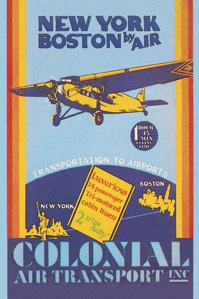 Colonial Air Transport - New York to Boston by Air
