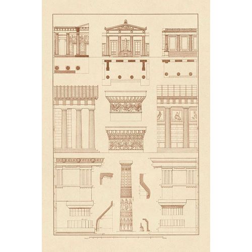 Doric Order, Temple of Zeus and Cased Column