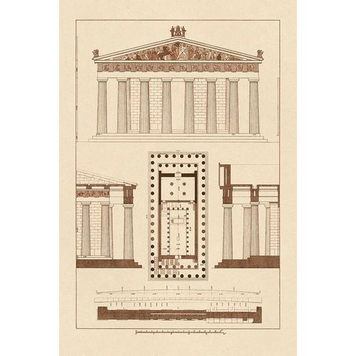 The Parthenon at Athens, Polychrome
