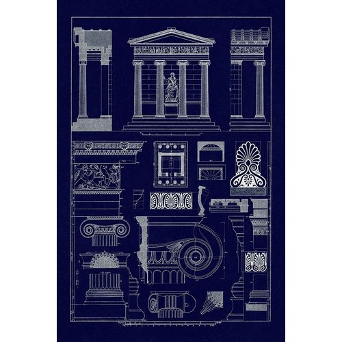 Temple of Nike Apteros at Athens (Blueprint)