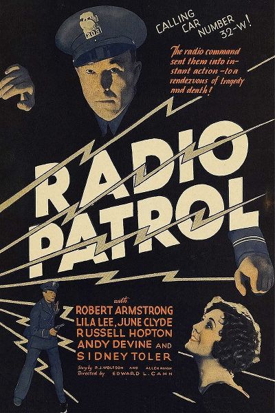 Vintage Film Posters: Radio Patrol