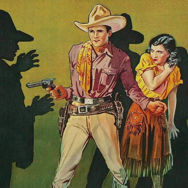 Vintage Westerns: Phantom of the West - Horror in the Dark - Detail