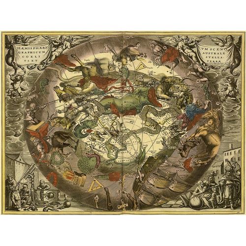Maps of the Heavens: Haemisphaerium Sceno Graphicum Australe