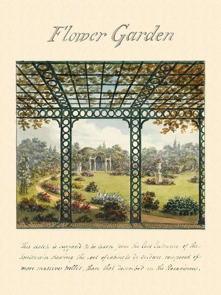 Flower Garden, 1813