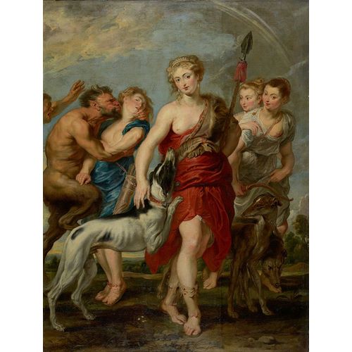 Diana and Her Nymphs on the Hunt
