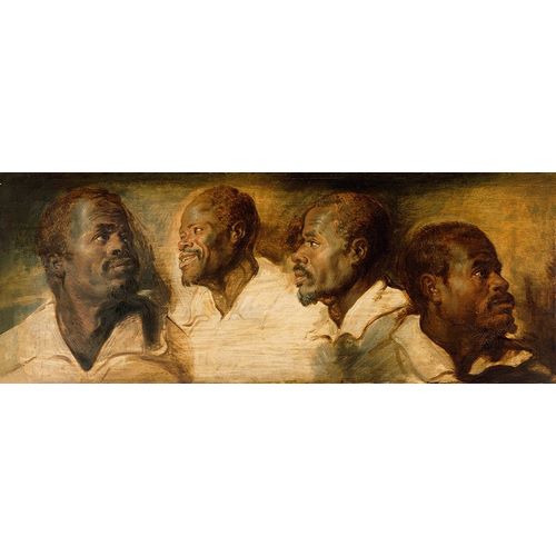 Four Studies of a Male Head