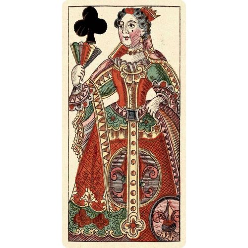 Queen of Clubs (Bauern Hochzeit Deck)