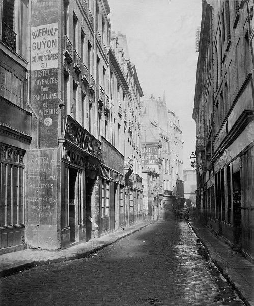 Paris, 1865 - Rue des Bourdonnais de la rue de Rivoli