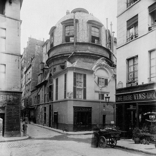 Paris, 1898 - The Old School of Medicine, rue de la Bucherie