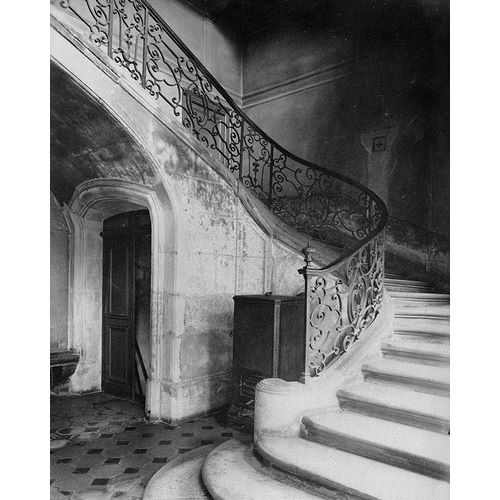 Paris, 1900 - Staircase, Hotel de Brinvilliers, rue Charles V