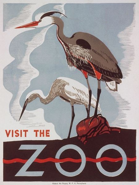 Visit the zoo - Herons