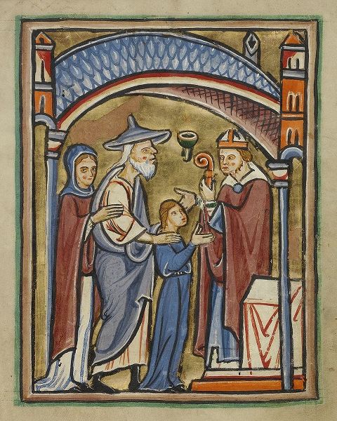 The Virgin as a Maiden in the Temple