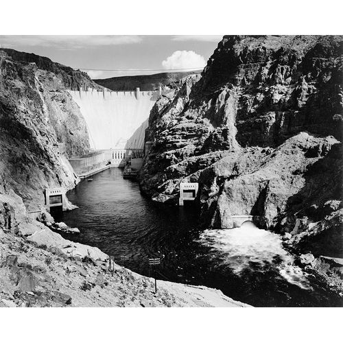 Hoover Dam from Across the Colorado River - National Parks and Monuments, 1941