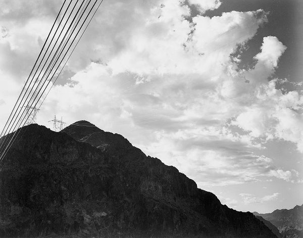 Looking Toward Sugarloaf Mountain With Boulder Dam Transmission Lines - National Parks and Monuments