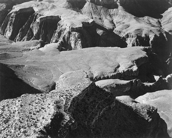 View from Yava Point, Grand Canyon National Park, Arizona - National Parks and Monuments, 1940
