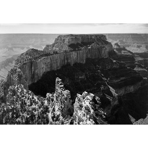 Close-in view of curred cliff, Grand Canyon National Park, Arizona, 1941