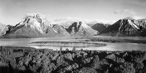 Mt. Moran and Jackson Lake from Signal Hill, Grand Teton National Park, Wyoming, 1941