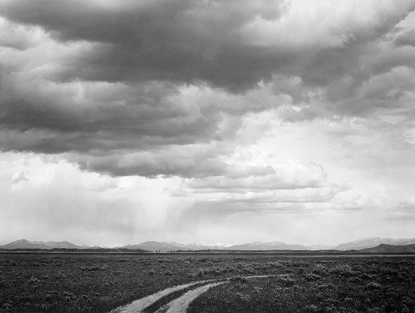 Roadway near Grand Teton National Park, Wyoming, 1941