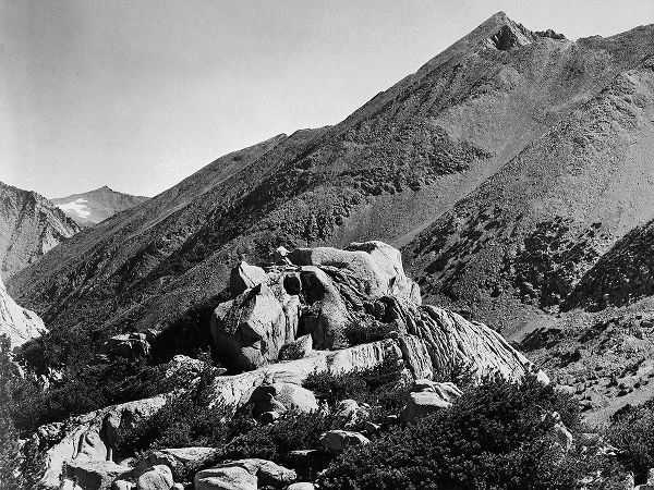 Peak near Rac Lake, Kings River Canyon, proposed as a national park, California, 1936