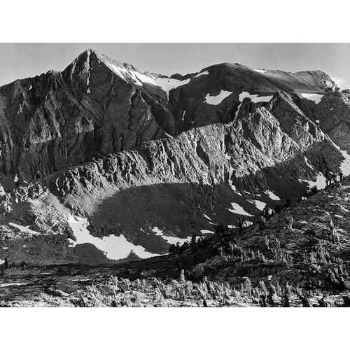 Peak above Woody Lake, Kings River Canyon,  proposed as a national park, California, 1936
