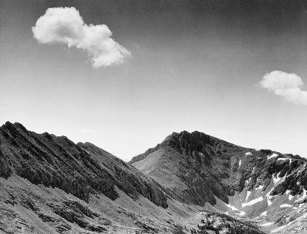 Coloseum Mountain, Kings River Canyon, proposed as a national park, California, 1936