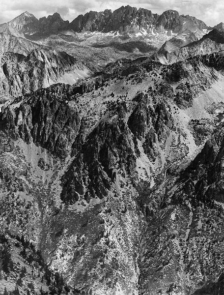 North Palisades from Windy Point, Kings River Canyon, proposed as a national park, California, 1936