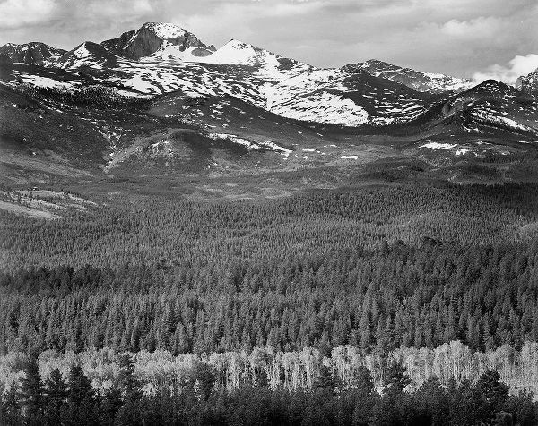 Longs Peak from Road, Rocky Mountain National Park, Colorado, 1941