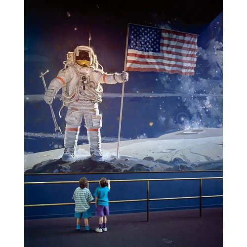 Highmith, Carol 아티스트의 Part of mural The Space Mural, A Cosmic View, at the National Air and Space Museum, Washington, D.C. 작품