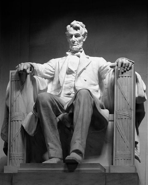 Lincoln Memorial, Washington, D.C. - Black and White Variant
