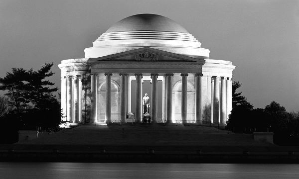 Jefferson Memorial, Washington, D.C. - Black and White Variant