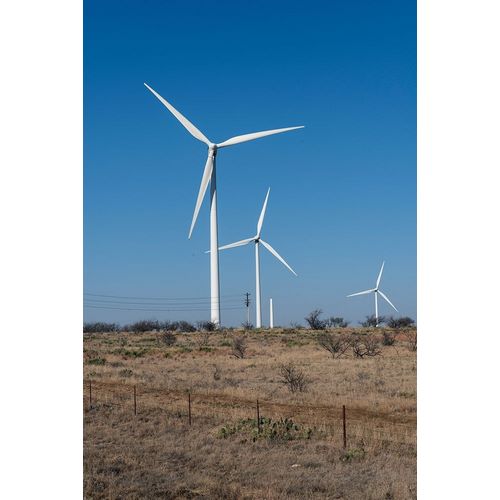 Wind turbines in Shackelford County, TX, northeast of Abilene