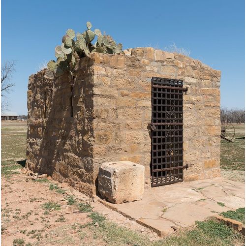 Highmith, Carol 아티스트의 Restored civil jail at Fort Griffin townsite, near frontier Vintage Fort Griffin in Shackelford Coun 작품