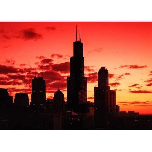 Chicago silhouette Chicago Illinois
