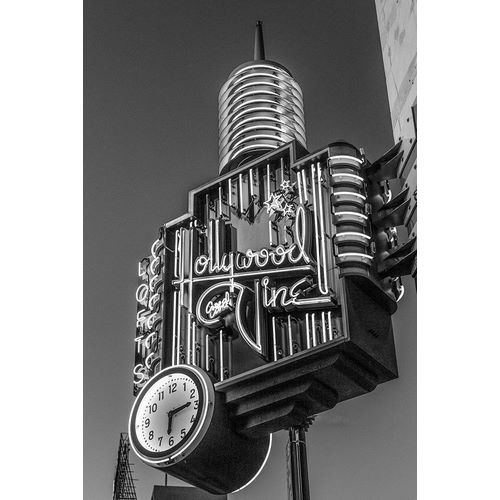 A neon sign from Hollywood and Vine Los Angeles California