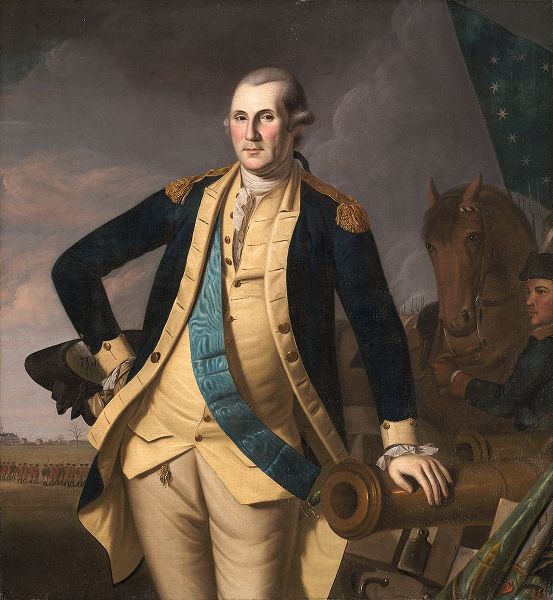 George Washington at the Battle of Princeton