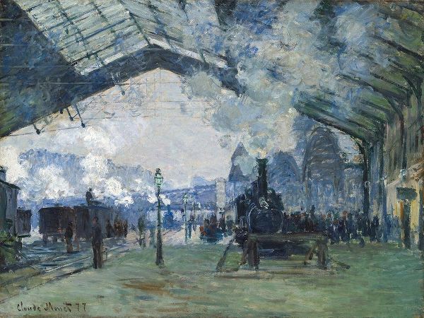 Arrival of the Normandy Train, Gare Saint-Lazare 1877