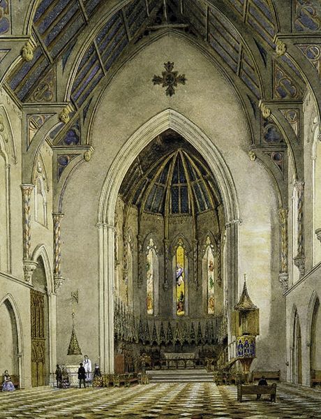 Chancel of Trinity Chapel, New York 1856