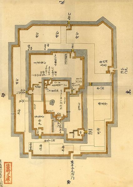 Vintage Maps 아티스트의 Japanese Castle Plan작품입니다.