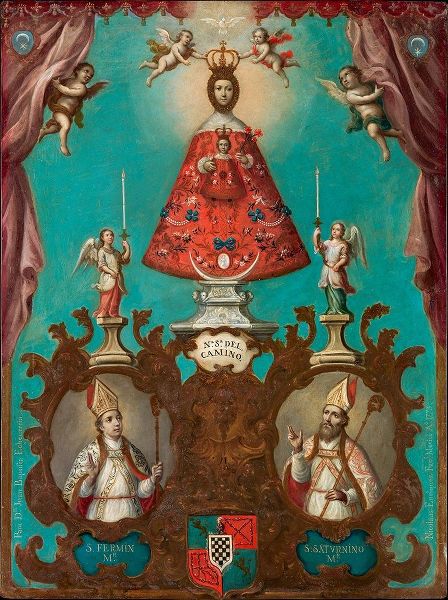 The Virgin of El Camino with St. Ferm챠n and St. Saturnino