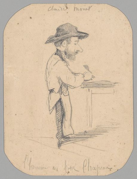 Caricature of a Man in the Small Hat