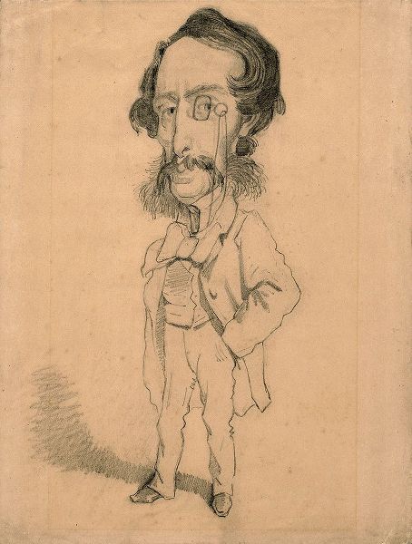 Caricature of Mario Uchard
