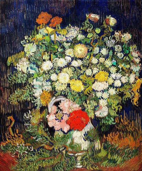 Bouquet of Flowers in a Vase (1890)혻