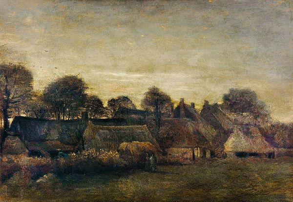 Farming Village at Twilight (1884)
