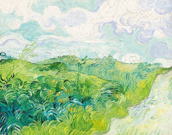 Green Wheat Fields, Auvers (1890)혻
